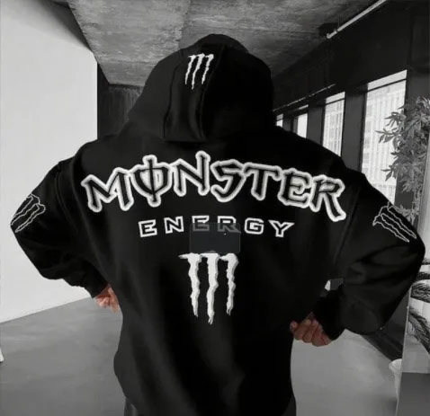 Monster Energy الرجال النساء هوديس الشارع موضة الهيب هوب بلوزات الرياضة في الهواء الطلق سكيت كرة السلة راقصة البيسبول #3