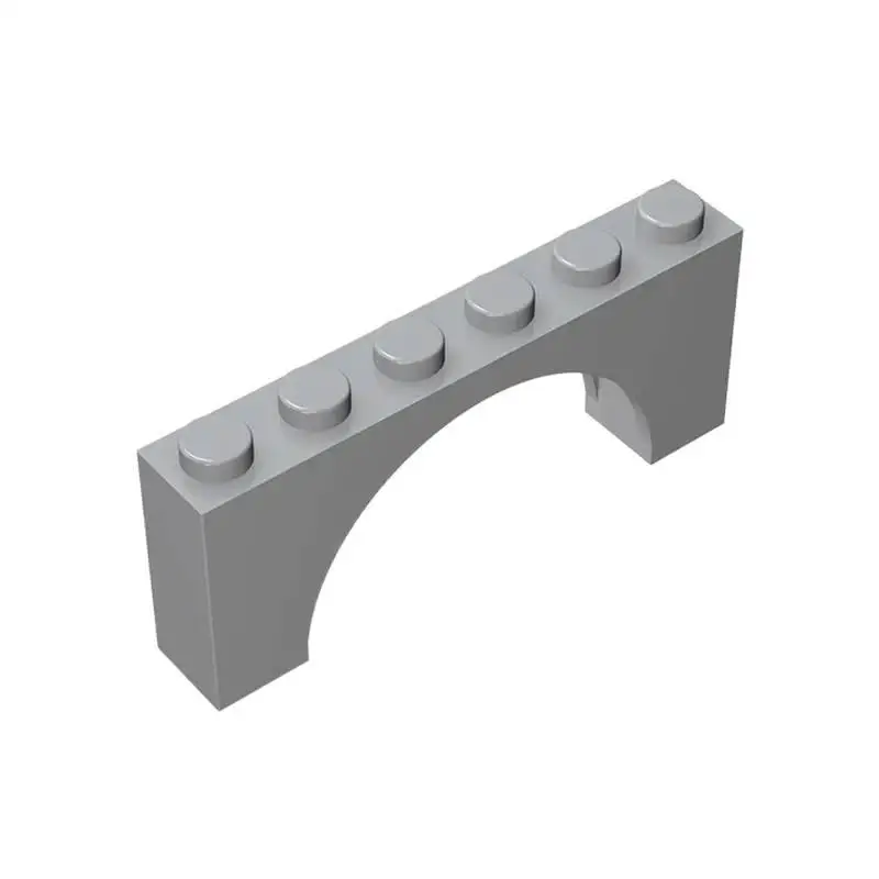 100Pcs 15254 Arch 1X6X2 Thick Top Reinforced Underside Block Moc Color Compatible With 15254 Brick DIY Parts