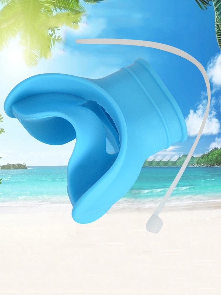 Silicone Diving Mouthpieces Universal Interface Diving Snorkel Regulator Mouthpiece Comfortable Underwater Breathing Accessories
