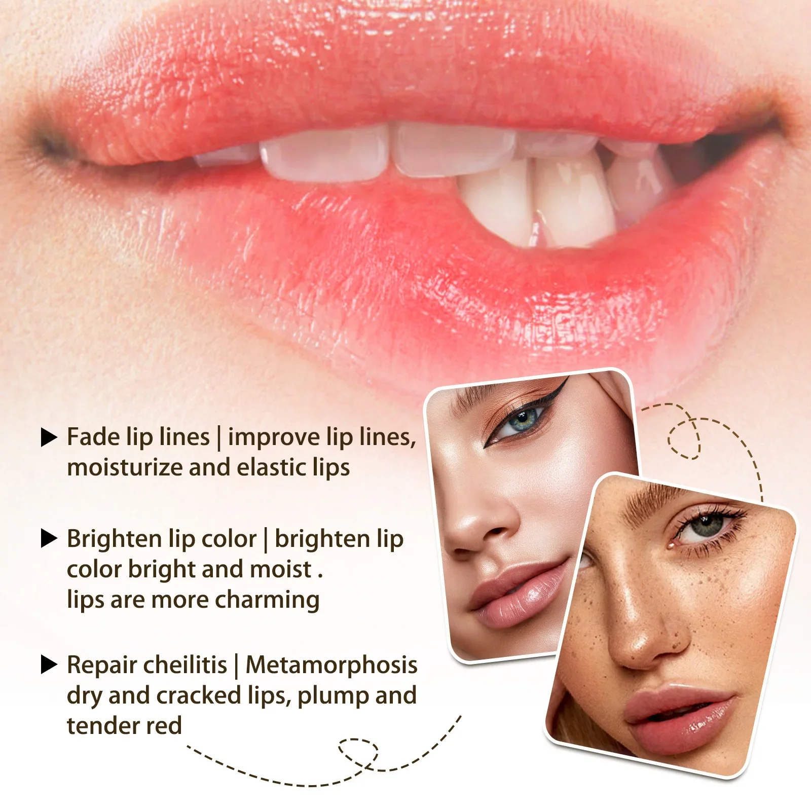 Exfoliating Lip Mask Anti Dryness Cracked Remove Dead Skin Repair Gloss Plumper Moisturizing Brightening Reduce Lip Lines Patch