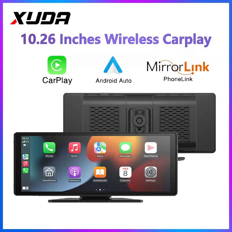 XUDA Universal 10.26 Inch Car Radio Multimedia WIFI Video Player Wireless Carplay & Android Auto for Apple Or Android MP5 Player