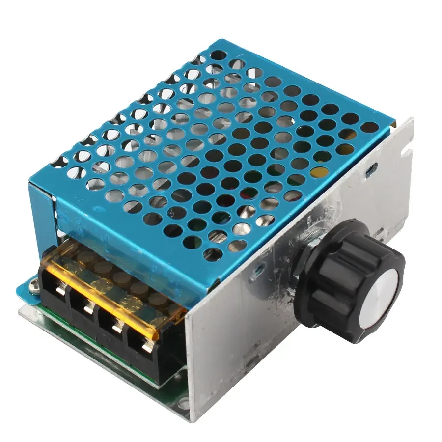 1Pcs 4000W High-Power Voltage Regulator for AC Motor Control with Dimming, Speed Regulation, and Temperature Control