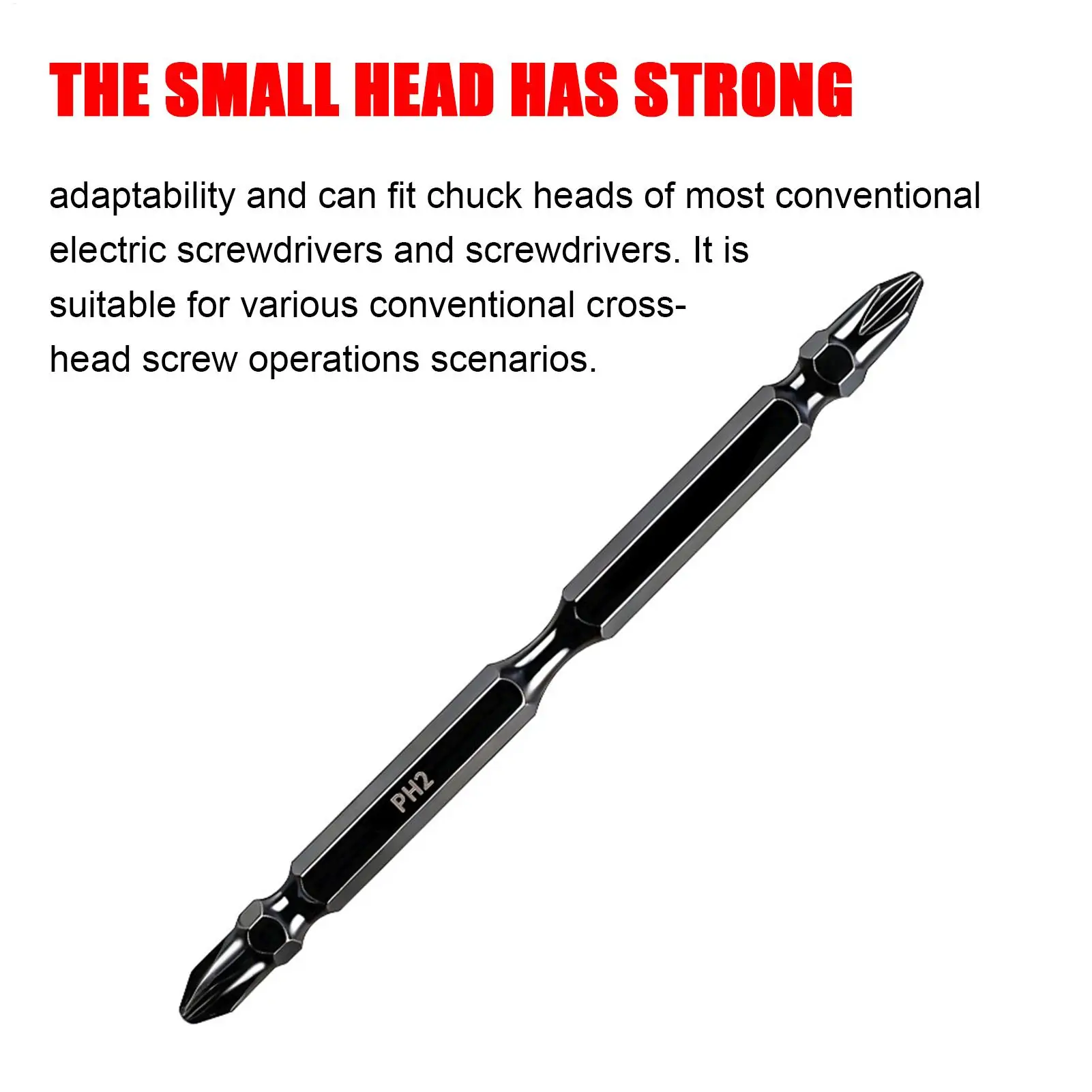 Magnetic Screwdriver Bits Double-Ended Milled Magnetic Driver Head Kit Multifunctional Screwdriver Bits Set For Industry