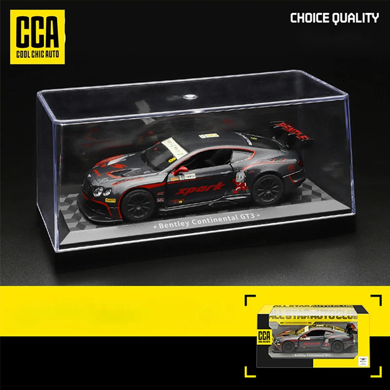 CCA a 1:43 Bentley GT3 (SJM) can open the door back to the simulation car model ornaments model toys