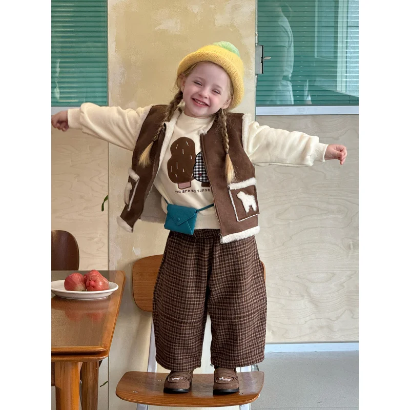 

Children's Clothing Girls' Winter Clothes2025New stylish and fashionable children's clothing for little girls, super cute baby s