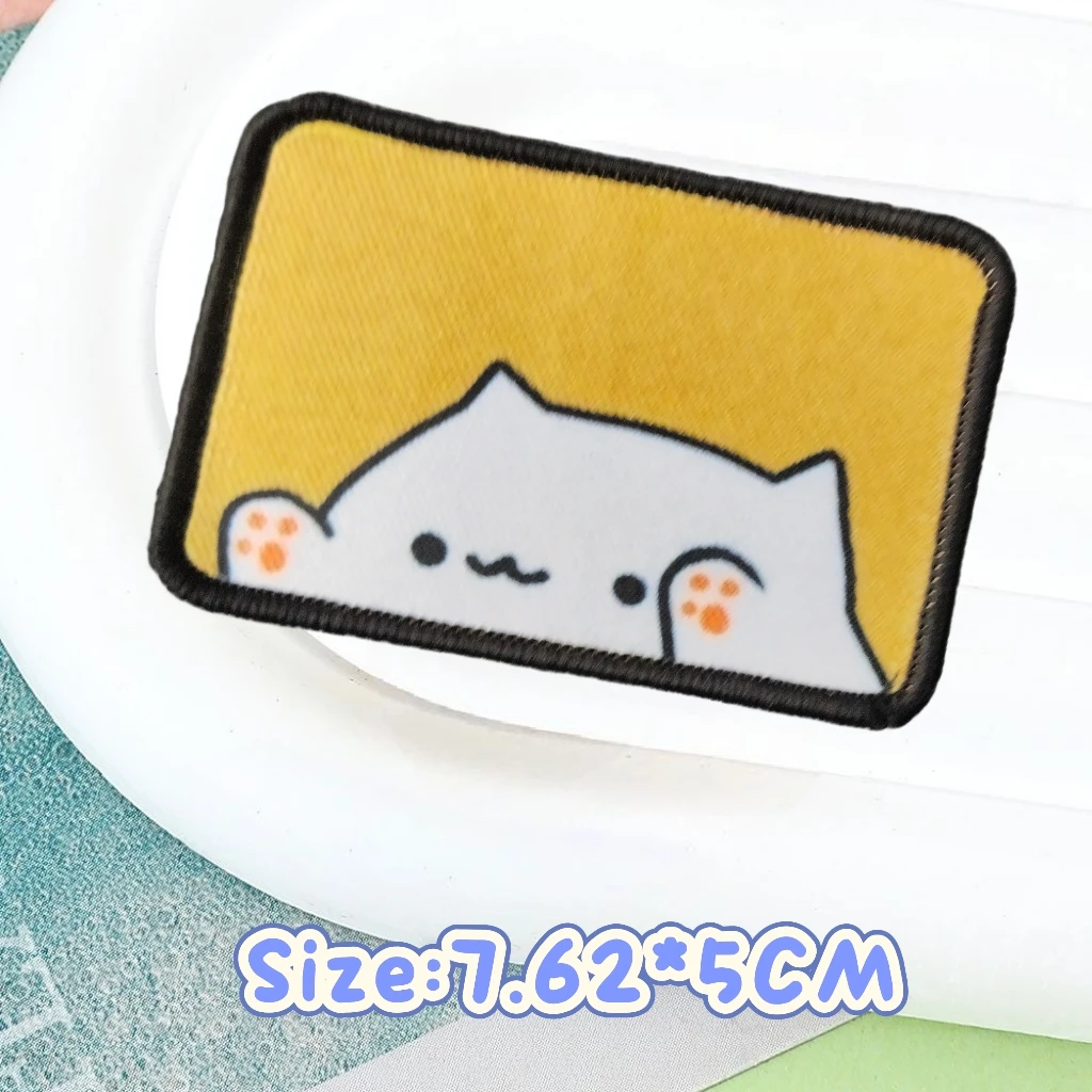 Anime Cartoon Cats Tactical Patch Tell Your Cat I Said PSPSPSPS Morale Badge Outdoor Backpack Vest Stickers Patches for Clothing