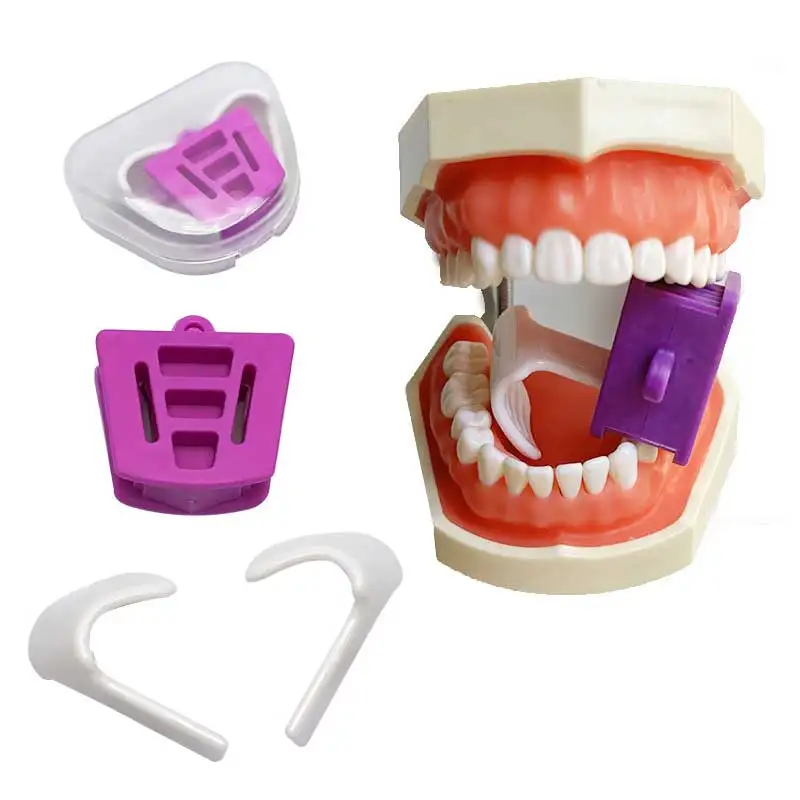 3 Size Dental Bite Blocks Autoclave Dental Silicone Mouth Props & Tongue Guard Kit for Adults and Kids