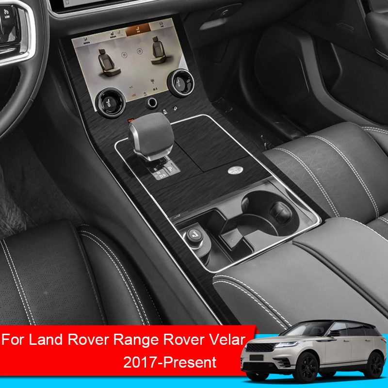 

Car Interior Sticker For Lander Rover Range Rover Velar 2017-2025 Lifting Window Panel Decal Gear Box Dashboard Film Accessory