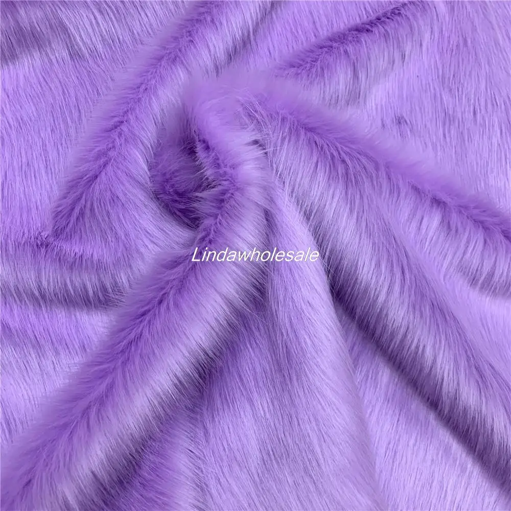 Großhandel dicke Qualität Flor 5cm Kunst pelz Stoff, Plüsch Filz Stoff, Fuchs Kunst pelz, Teppich Dekoration Materialien – Detail 14