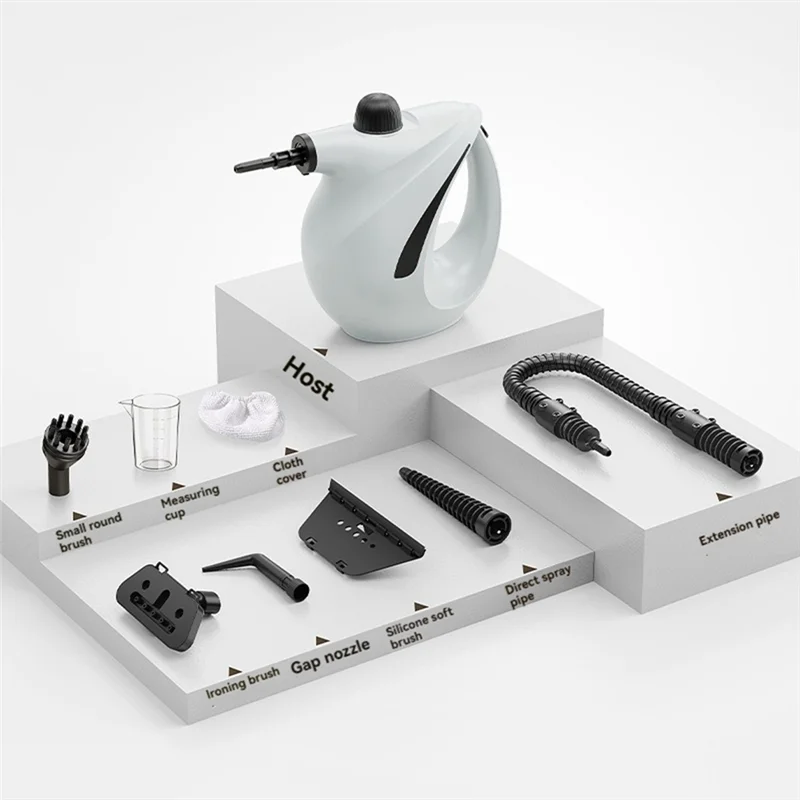 B25B Pressurized Steam Cleaner For Home Portable Handheld High Temperature Steam For Couch Clothes Car Seats Kitchen