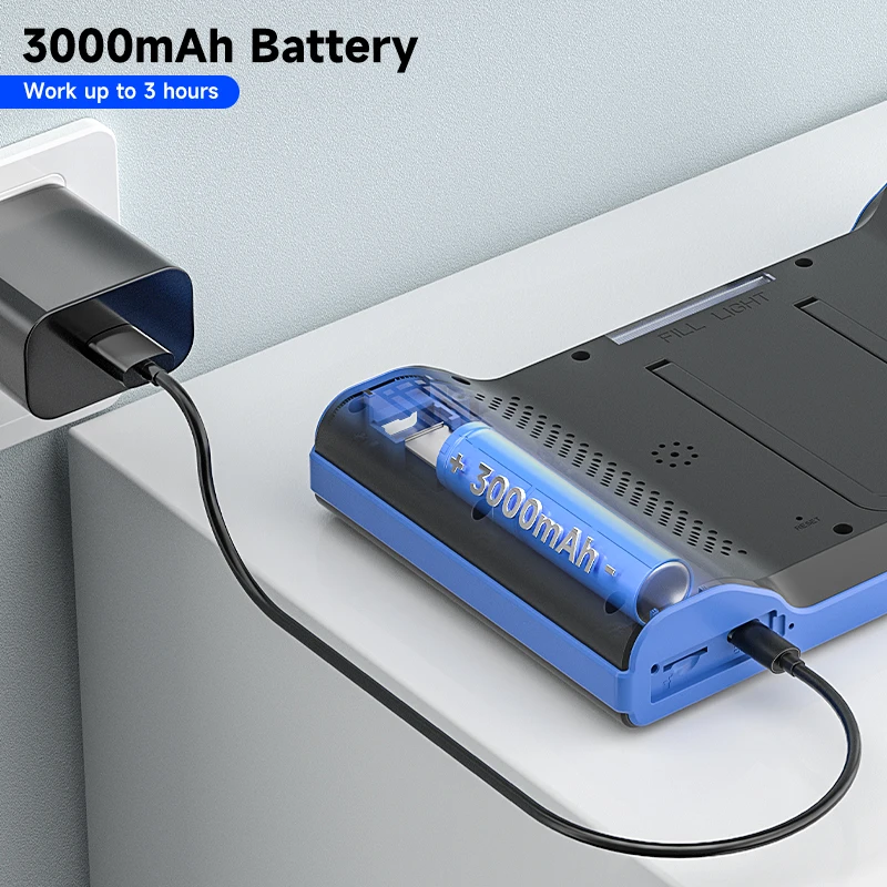 7'' IPS Screen 360 Degree Auto Rotate Endoscope 9.5MM HD1080P Dual Triple Lens Car Inspection Borescope Camera With 32GB TF Card