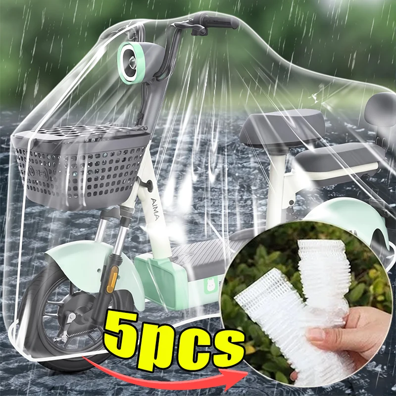 

Dust Covers Mountain Bike Special Protective Case Motorcycle Cover Disposable Waterproof Dustproof Transparent Bicycle Cover
