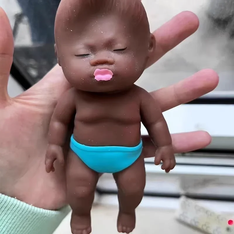 

Big Black Doll Pinch Music Stress Relieving Toy Stress Relieving Artifact Doll Natasha Doll Black Doll Small Gift