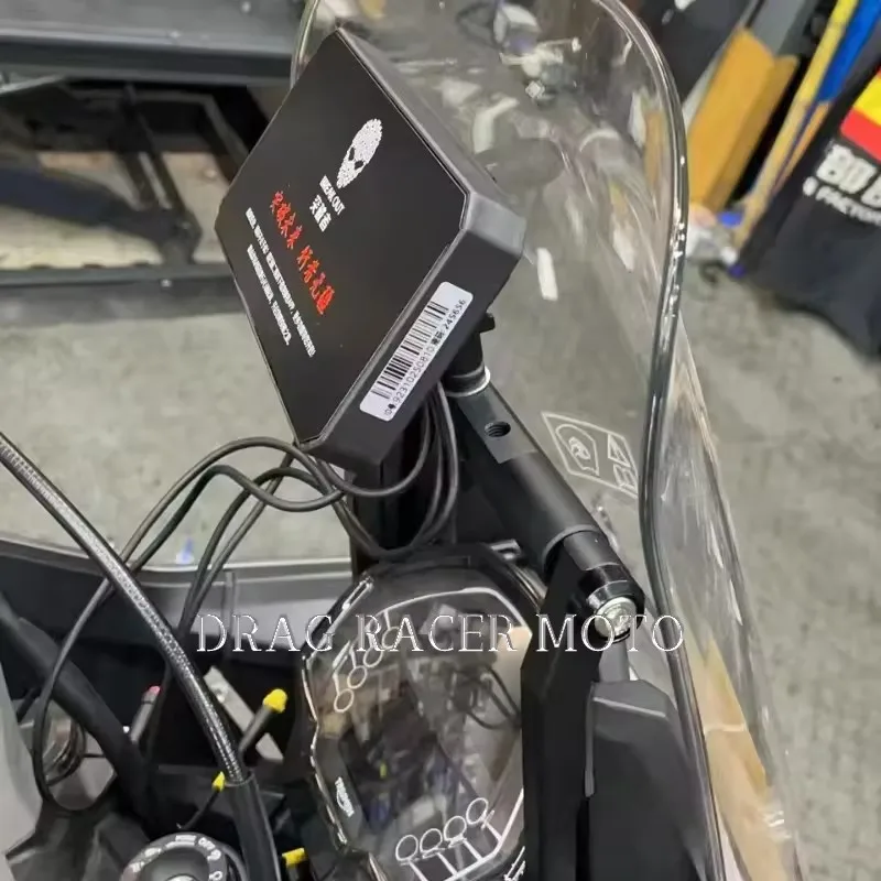 حامل هاتف للدراجات النارية لـ Tiger Sport 660 تمديد المقود نظام تحديد المواقع والملاحة دعم مكافحة الاهتزاز قوس العارضة 2022-2025