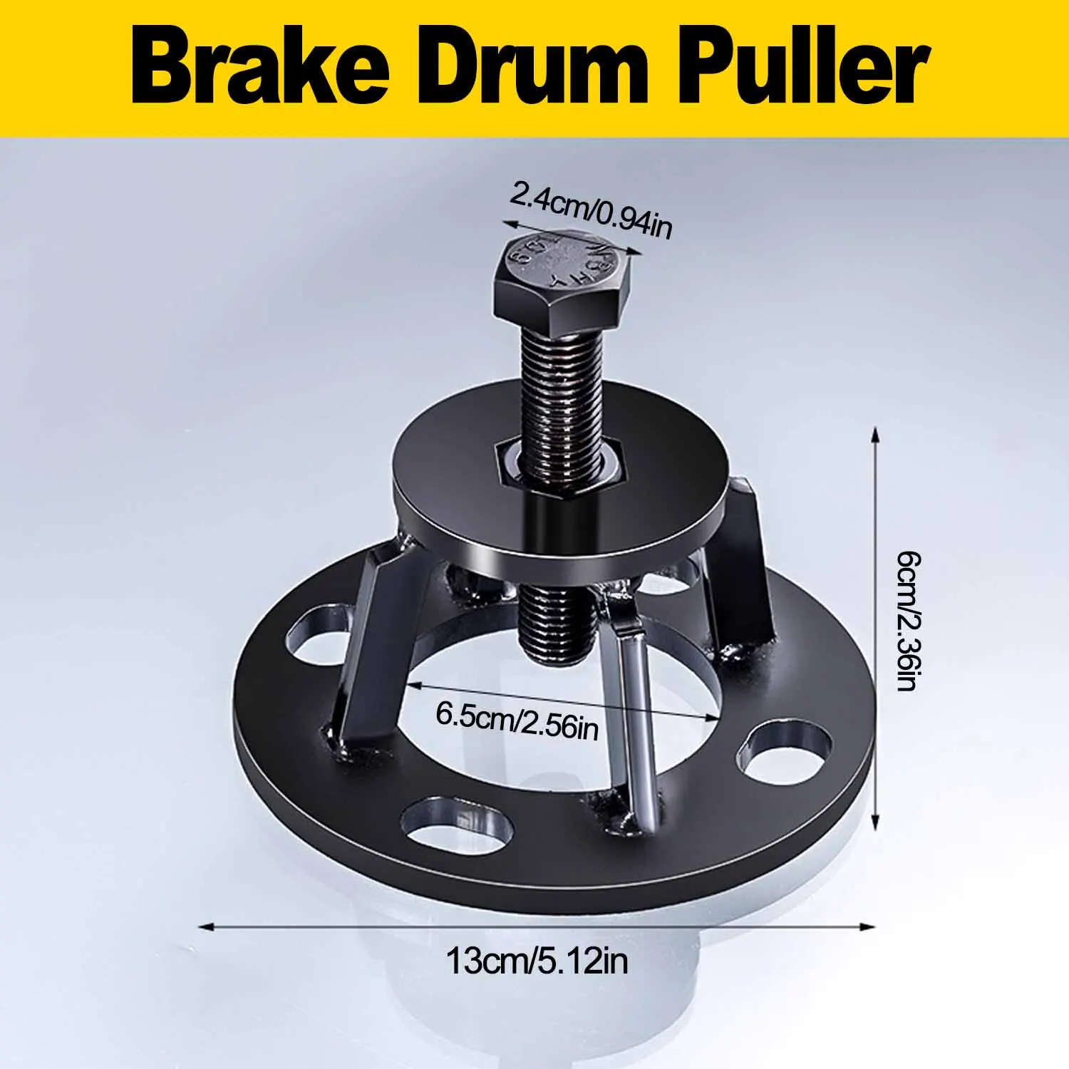 Bearing Remover Brake Drum Puller Tool For Tricycles Repair Bearing Removal Tool For 4/5/6 Hole Wheels Quick Disassembly