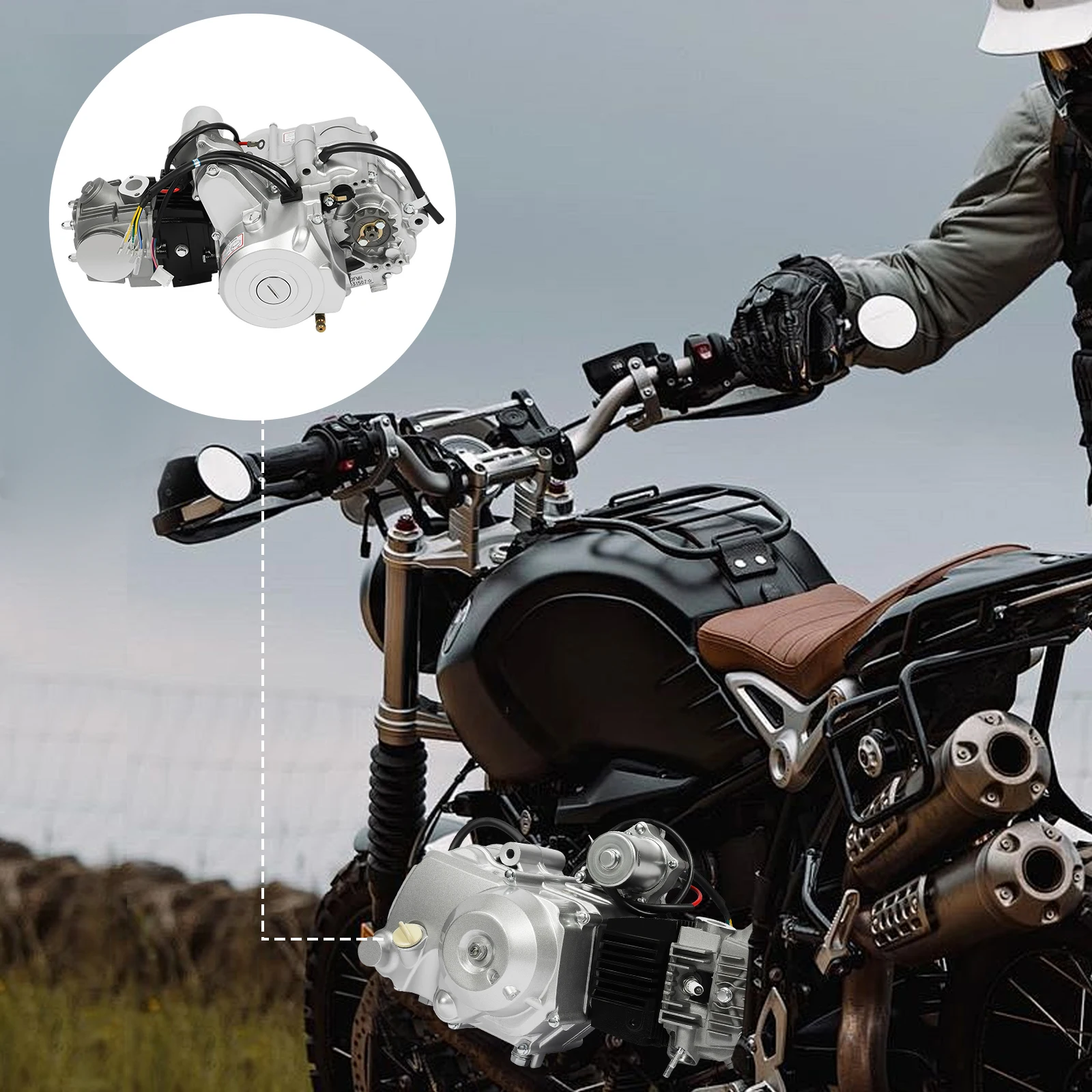 125Cc 4-Stroke Engi…