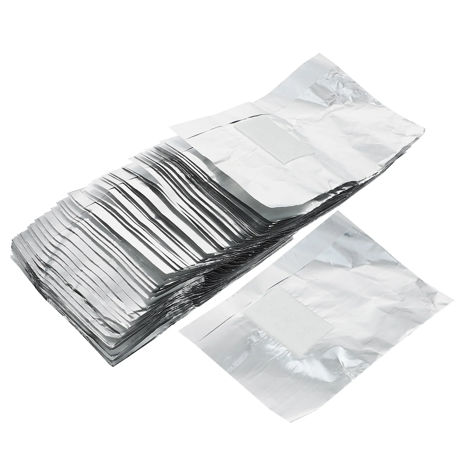 

200 Pcs Nail Polish Remover Foil Wraps Wet Wipes Pads Manicure Supplies for Gel Removing Aluminum Disposable Cleaning