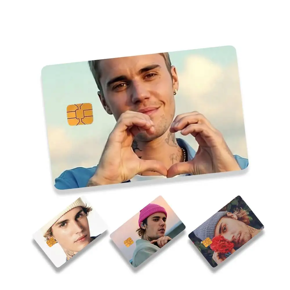 

Justin B-Bieber HD Waterproof Card Skins Protective Stickers for Credit Bank Game Cards