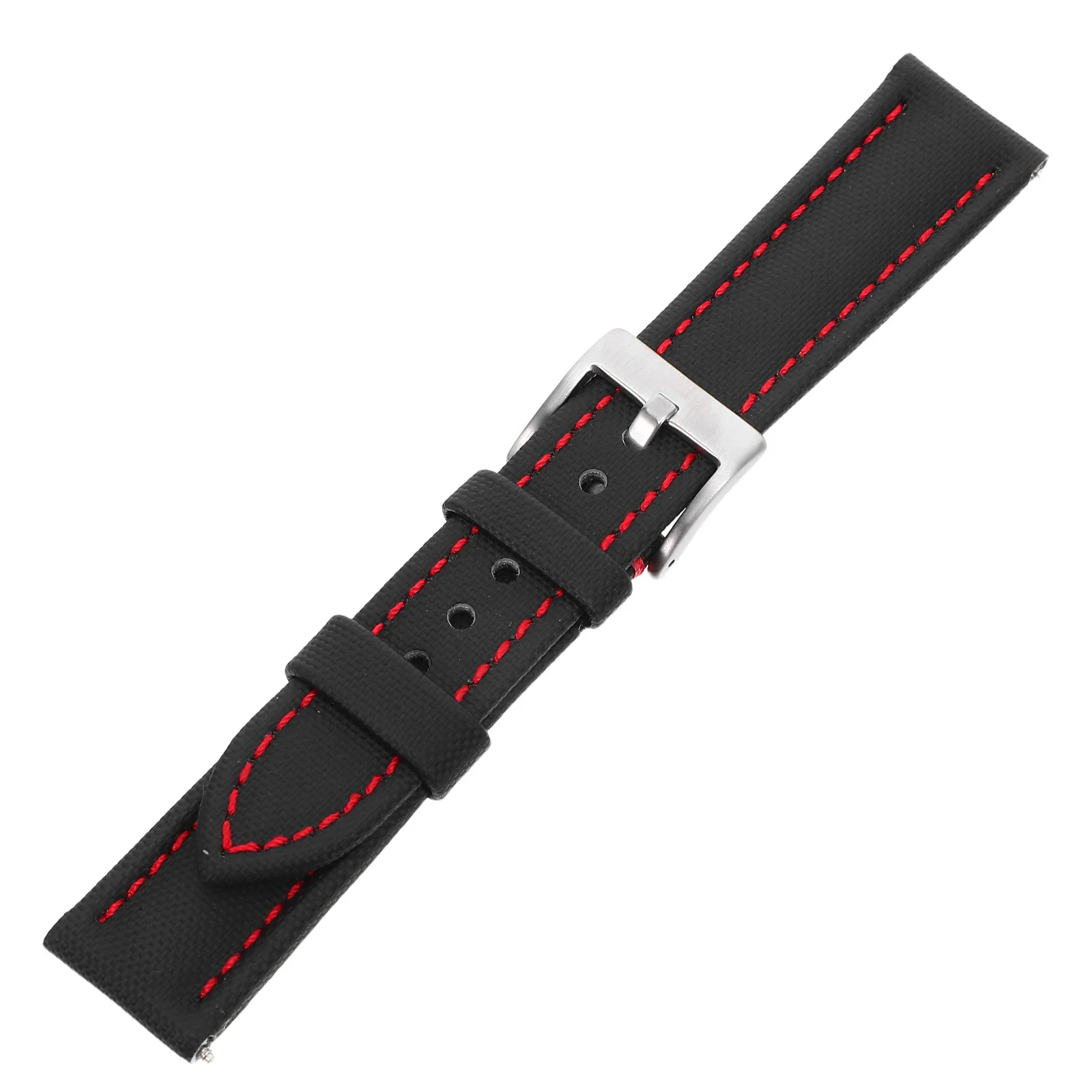 Pulseira de relógio de náilon de liberação rápida universal de 20mm para smartwatch ajustável leve tecido banda peças de reposição de duas peças