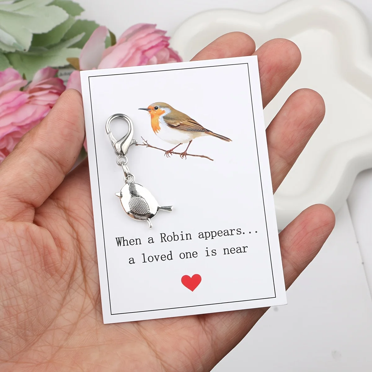 10set Bird Keychains with Lobster Clasp