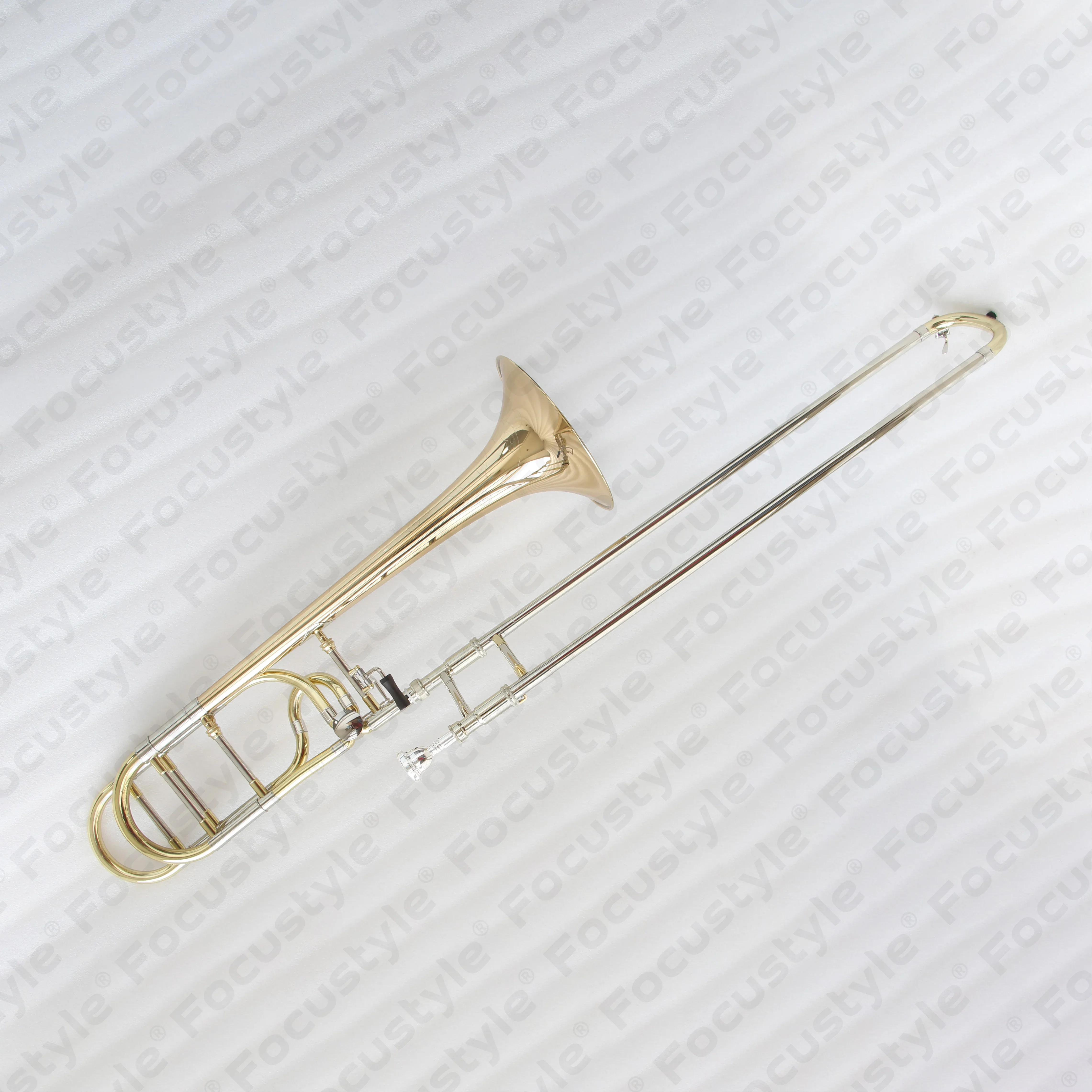 

High Quality Tenor Trombone Chinese Factory Price Trombone Instrument Good Cost-performance Bb/F Trombone Tenor