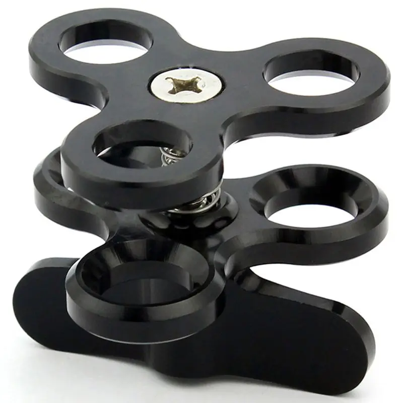 Aluminum alloy Ball Joint Arms 3 Section Ball Joint Clamp mount Fill Light Lamp Holder For Diving Underwater Photography Acce