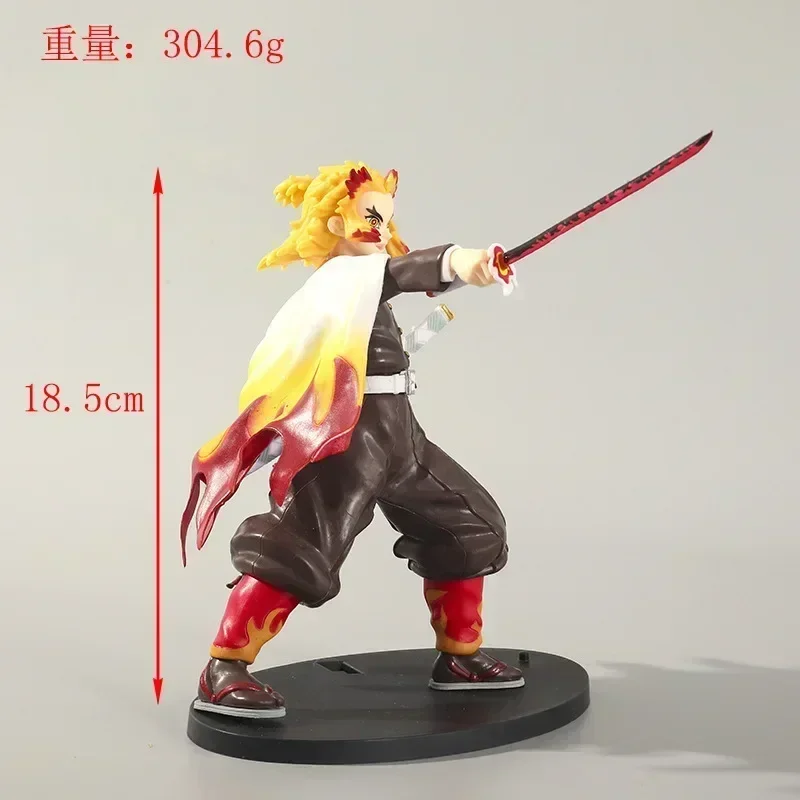 

Kyoujurou Kamado Tanjirou Nezuko Demon Slayer Rengoku Action figures desktop model PVC home decoration toy