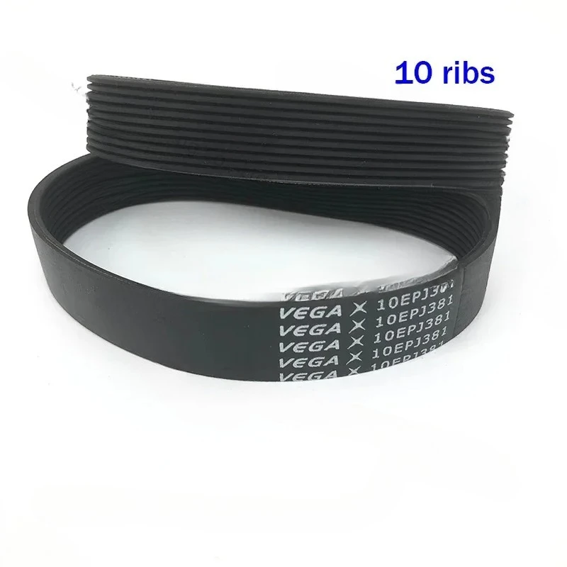 1pc\2pc Rubber Treadmill Drive Belt VEGA 10EPJ381 10Ribs Multi Groove Belt Multi Wedge Belt