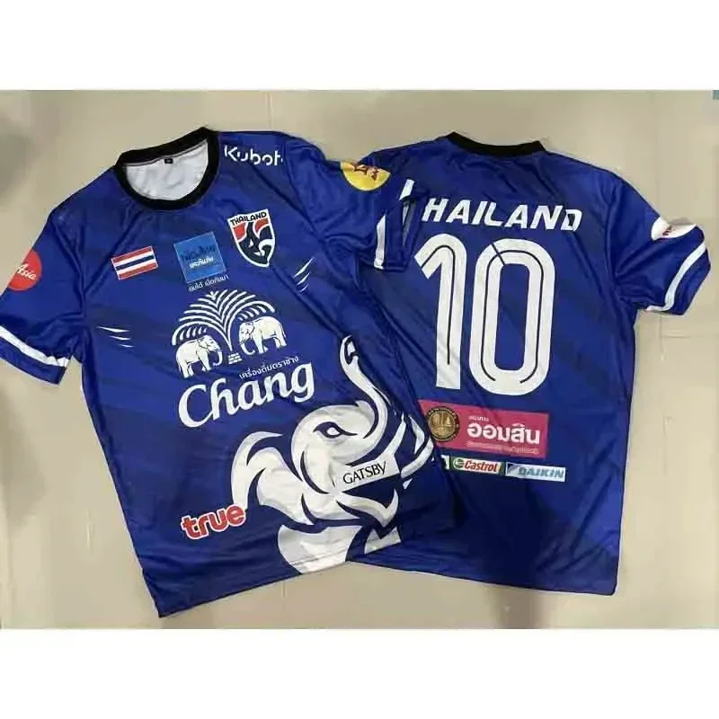 

2025 Adult Thai War Elephant Printing High Quality T-Shirt Racing Shirt Quick Dry Sports Fan Sweater New Product Launch