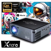 XNANO X1PRO Home Theater Projector 1080P Native Resolution Auto Focus 8K Support WiFi & Wireless 5.0 Voice Brightness for Home