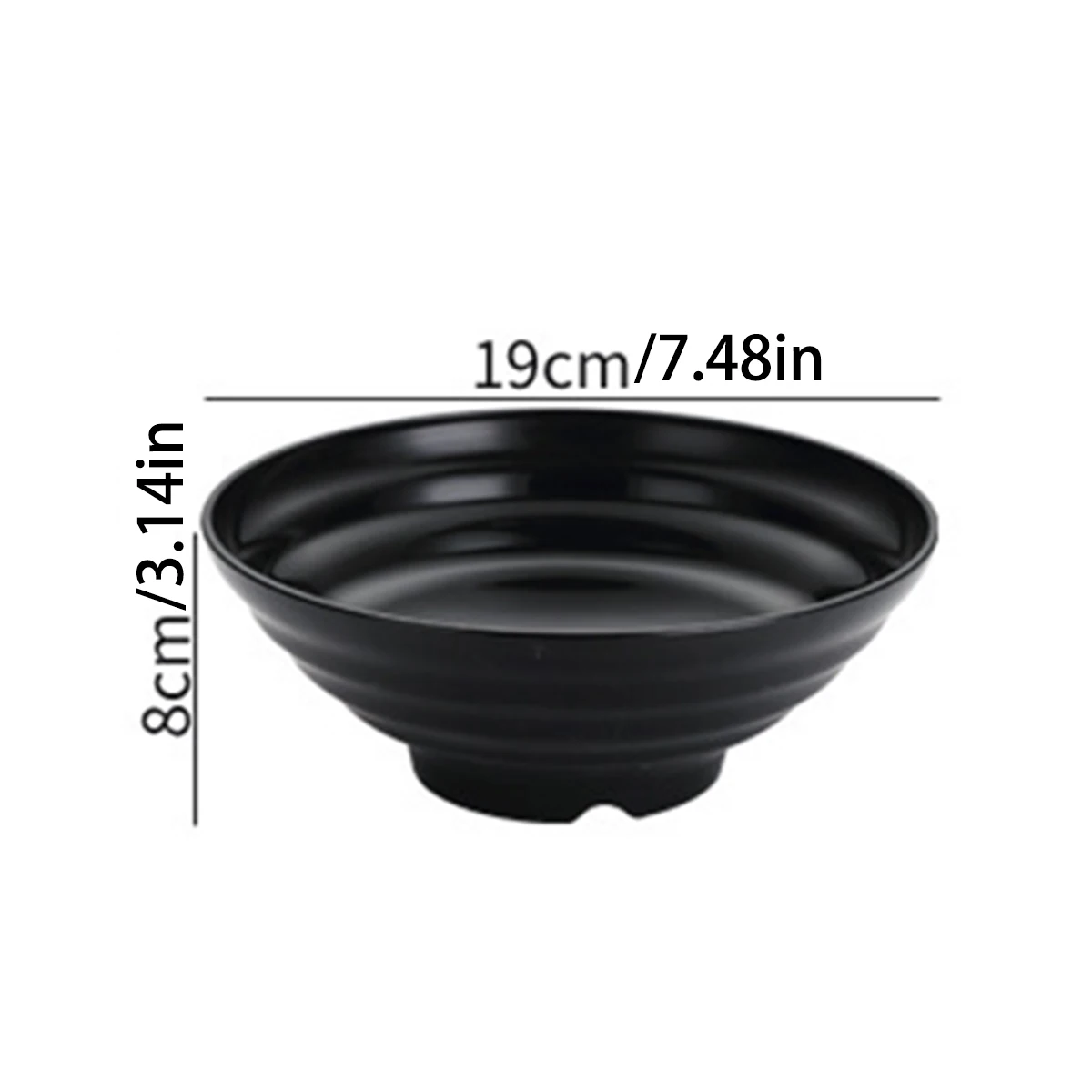 Thickened Plastic Ramen Bowl Japanese Style Household Ramen Bowl Spicy Hot Pot Large Bowl Anti-scalding Soup Bowl