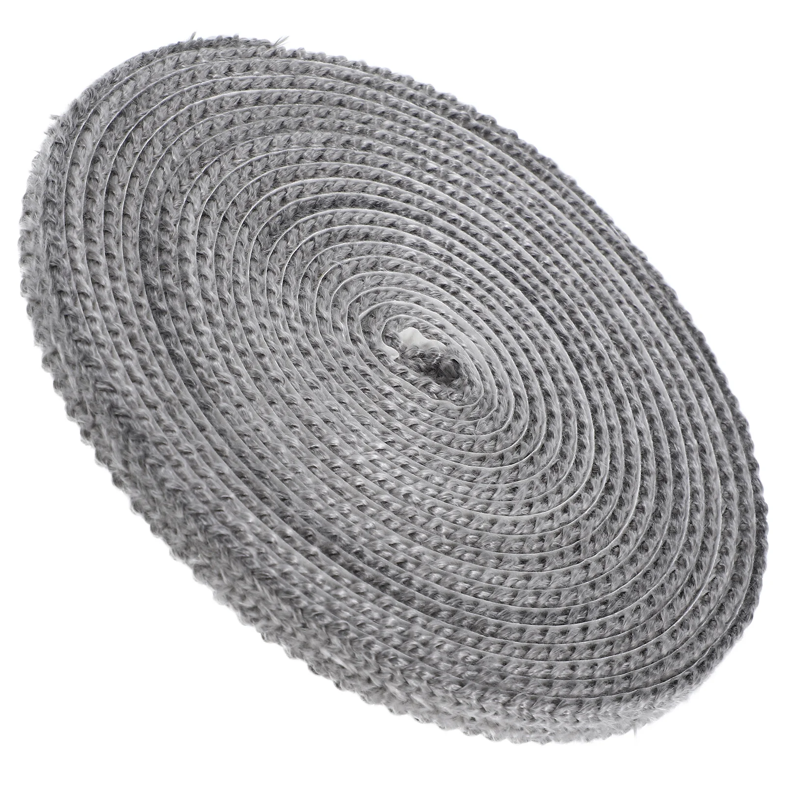 

1-рулонная прокладка для дровяной печи, веревка из стекловолокна, огнестойкое уплотнение, устойчивая к истиранию, замена изоляции двери печи для дымохода