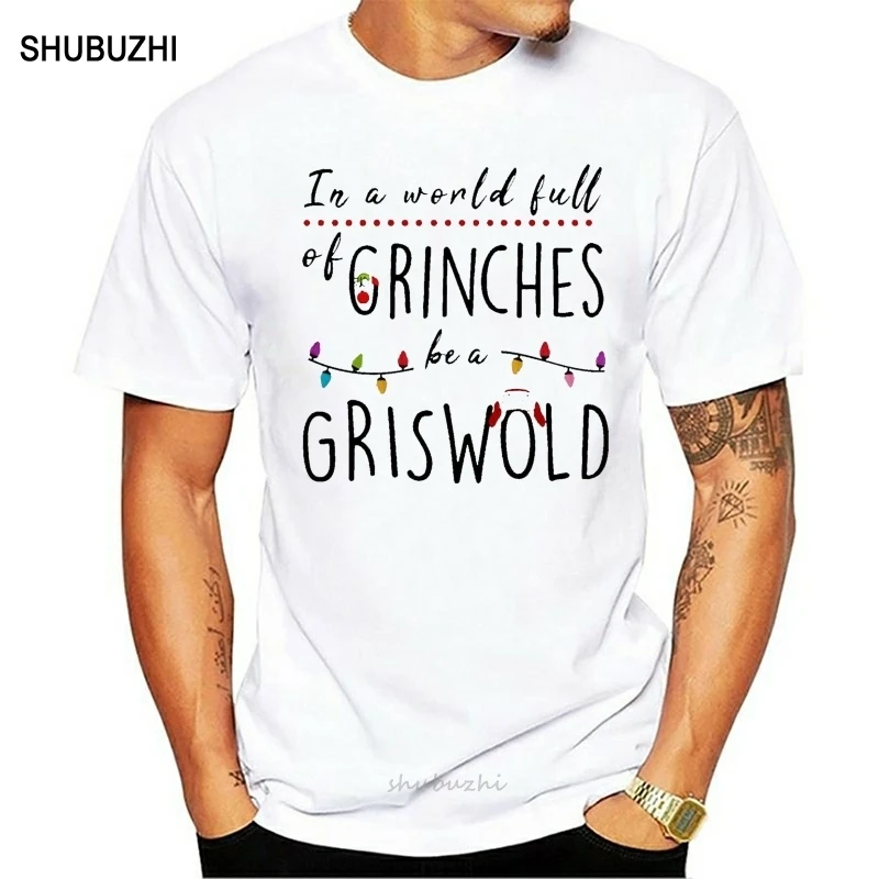 Men Funny T Shirt Fashion tshirt In A World Full Of Be A Griswold Christmas Sweater Women t-shirt