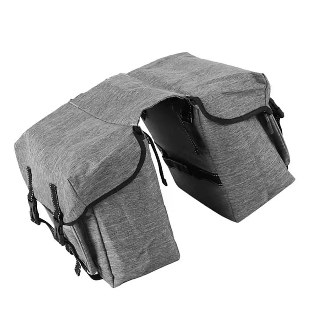 

Bicycle Rear Seat Bag 25L Large Capacity Outdoor Luggage Carrier Bags Cycling MTB Road Bike Trunk Double Pannier Bag Accessories