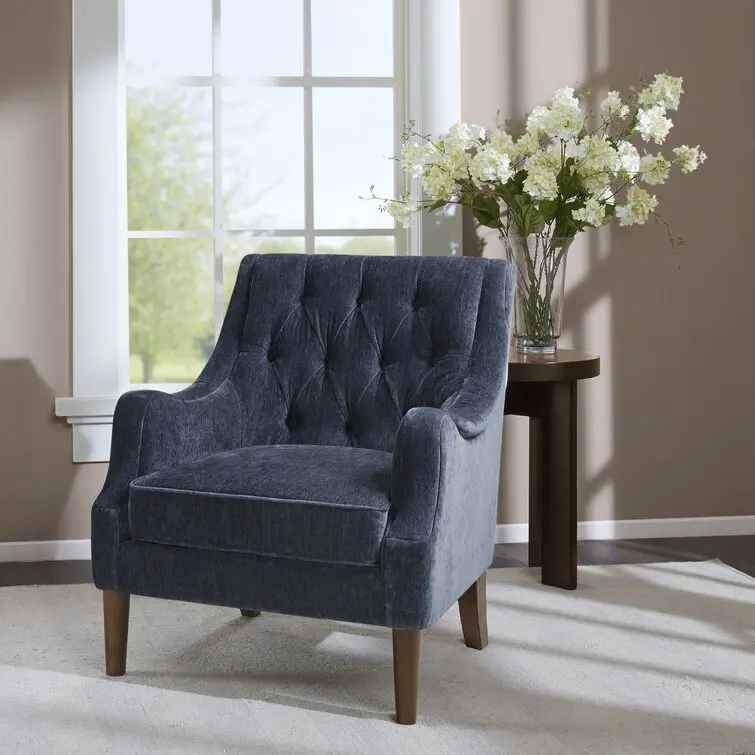 #European style Custom Provided Modern Mid Century Chair Fabric Accent sofa chair for living room