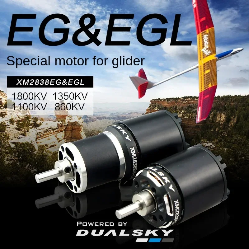 DUALSKY XM2838EG / XM3828EGL electric model glider motor for F5J P5B and more models of gliders