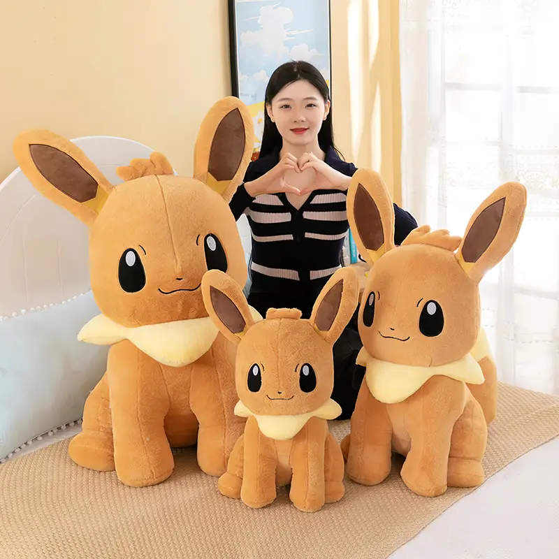 70cm Anime Pokemon Pikachu Plush Toy Cartoon Eevee Pokémon Soft Stuffed Doll Kawaii Big Size Sofa Pillow Rag Kids Birthday Gift - Image 6