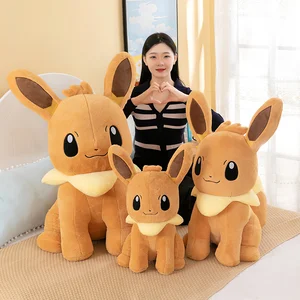 Anime Pokemon Plüschspielzeug für Kinder, weiche Plüschpuppe, gefülltes Kissen, Pikachu, Eevee, Kawaii, großer Größe, Sofa, Geburtstagsgeschenk, Stoff, Cartoons, 70 cm 6 Hauptumsatz Big Doll 70 cm - №3