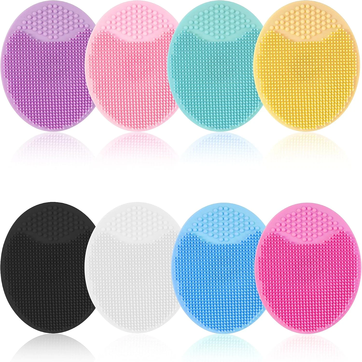 Soft Silicone Facial Cleansing Brush, Exfoliating Pore Cleaner for Blackheads & Acne, Deep Cleansing Face Scrubber