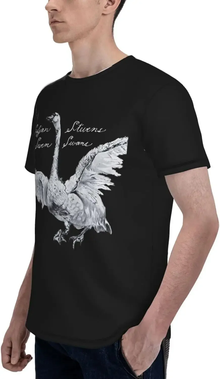 Sufjan Music Stevens T Shirt Man's Summer O-Neck Tee Comfortable Short Sleeve Tshirt