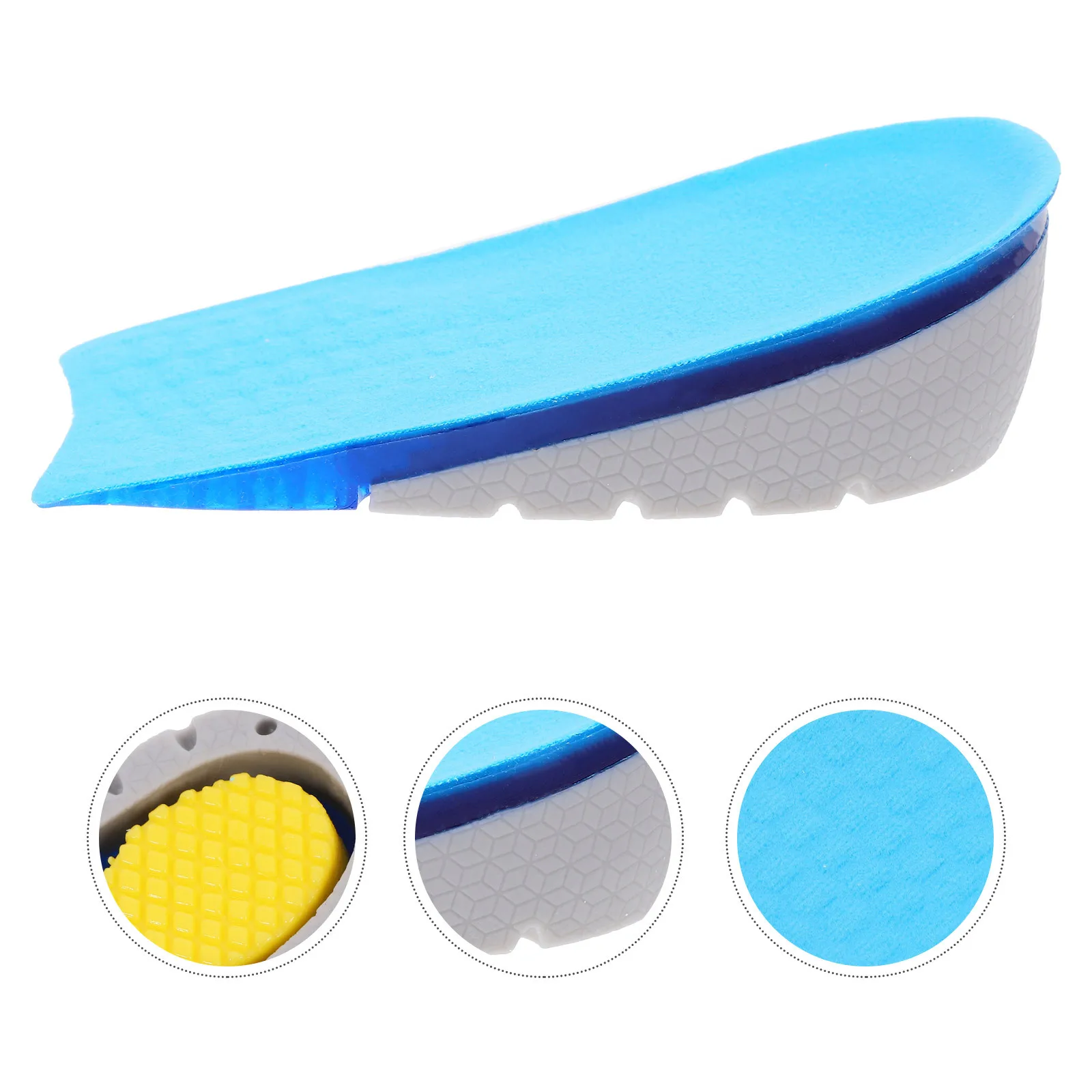 

1 Pair Invisible Height Increase Insoles Self-Adhesive Heel Lift Insert For Women Men Unisex Shoe Lifts Non-Slip Increased