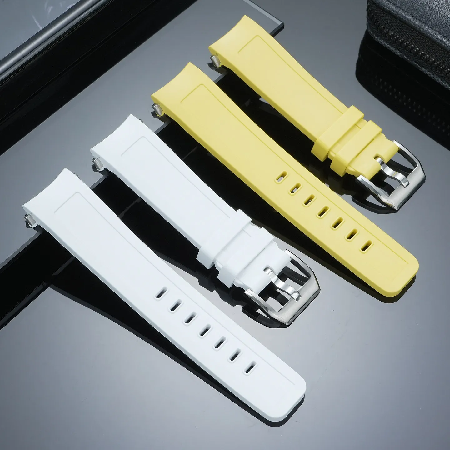 Quick-release Waterproof Fluororubber Strap Men's High-quality FMK Special Bracelet, Suitable for IW356802 Marine Timepieces