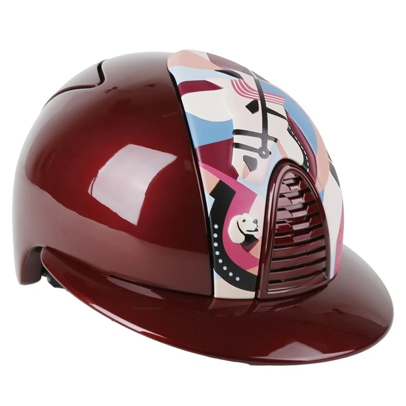 

Glossy Bordeaux Grape Purple Equestrian Helmet