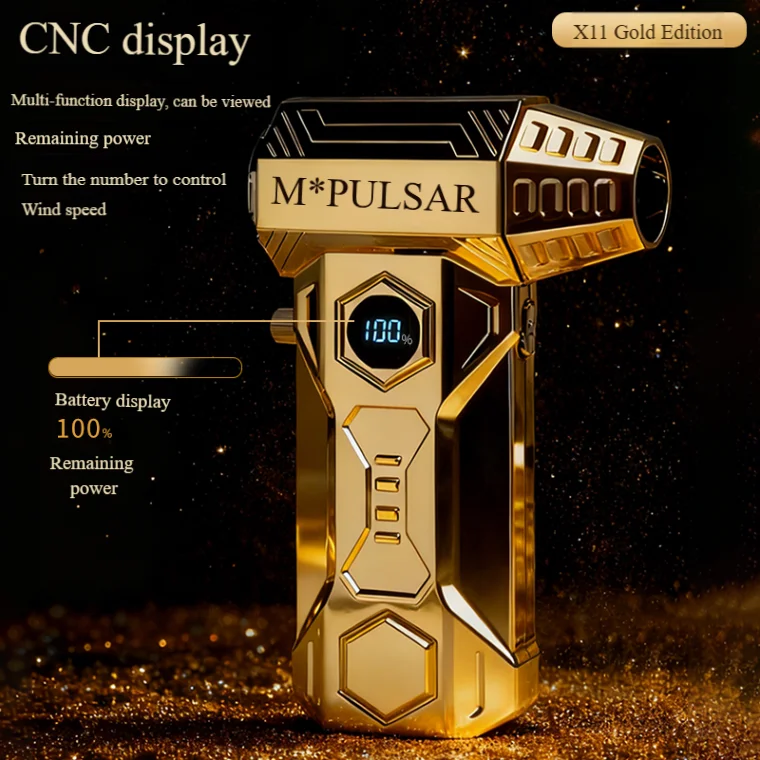 

Global Royal Gold X11 Camouflage X16 Black Gold X16 300000 RPM Turbo Fan Brushless Motor Dust Removal Tool Air Blower Handheld