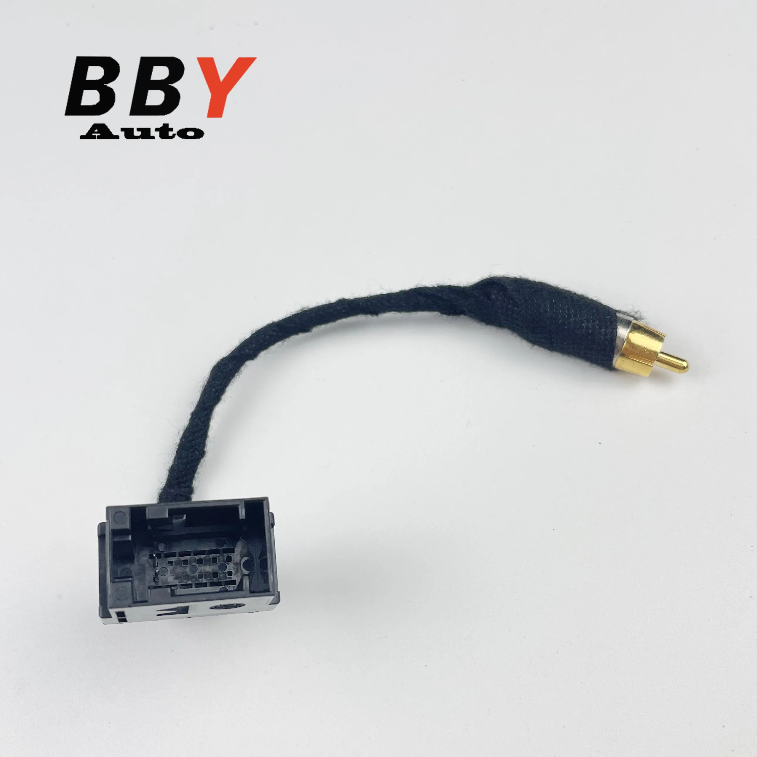 Car Camera Harness RCA Plug Replace HC3Z-19A387-B HU5Z-19A387-A For Ford Lincoln 2011-2016 SYNC 2 SYNC 3  Converter 4" to 8"PNP view 2