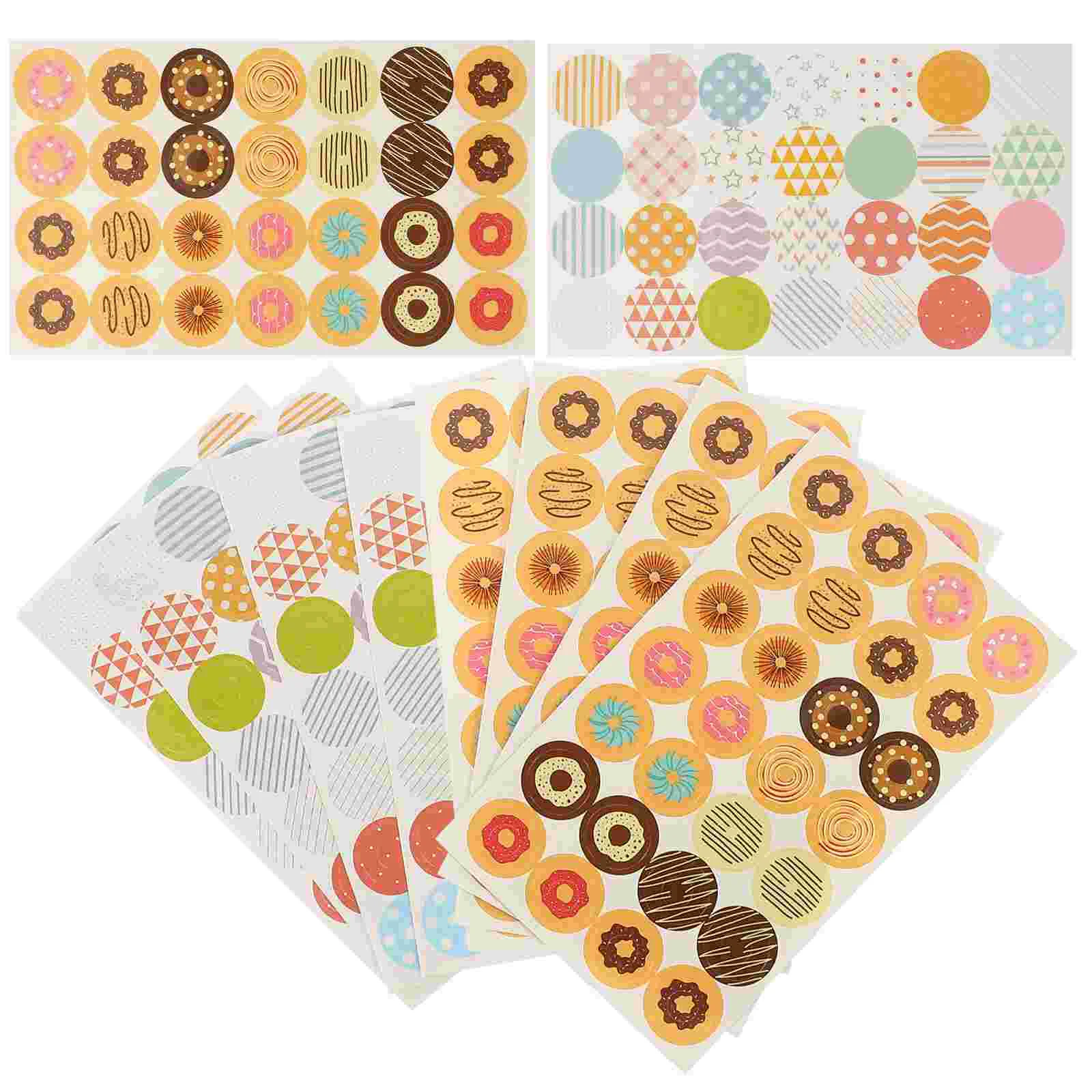 1120 Pcs Binder Hole Protector Loose-leaf Paper Stickers Decorative Reinforcement Labels Strengthening Donut