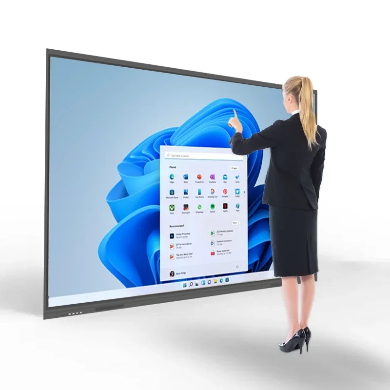 

new product ideas 2024 topnice 4K Android Led Interactive whiteboard smart board touch screen display Interactive boards