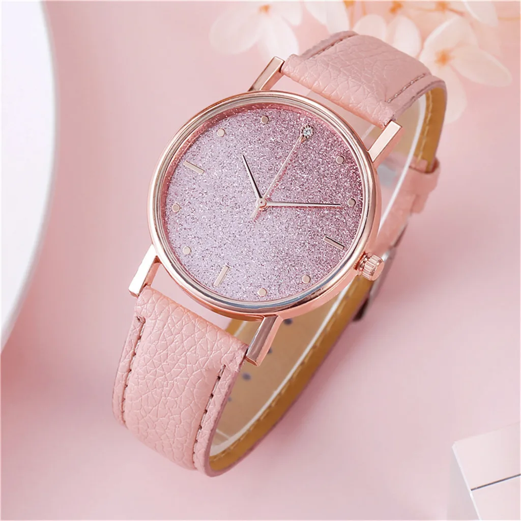 Women Wristwatch Round Dials Dress Clock Orologio Da Donna Luxury Watches Quartz Watch Stainless Steel Dial Casual Bracele Watch