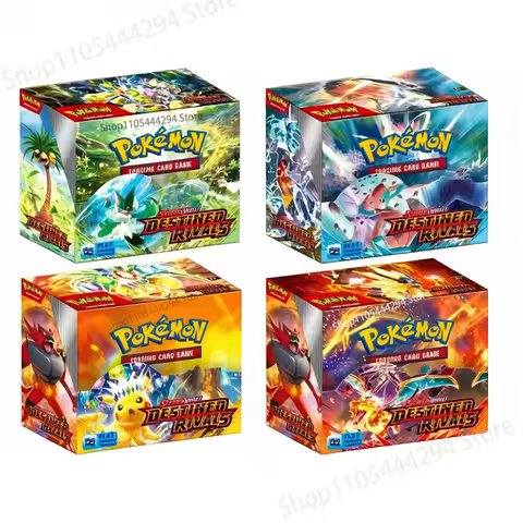 Scarlet Violet Destined Rivals 288Pcs English Version Pokemon TCG Classics Booster Box Pokemon Trade Card 36 Pack Box