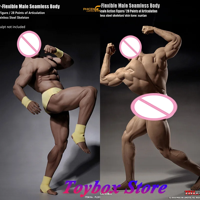 

TBLeague M32 M33 M34 M35 1/6 Fitness Strong Muscular Man Soldier Steel Skeleton Movable Body Model Toys For 12" Male Figurine